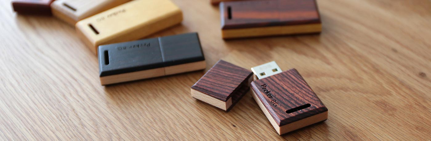 木製USBメモリ | 無垢材を使用したハンドメイド品 | MUKU工房
