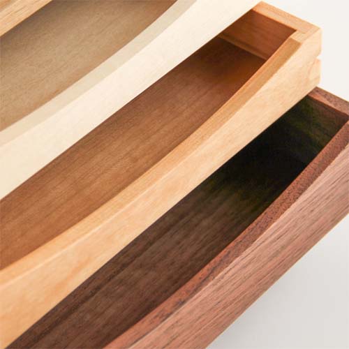 木製小物入れ　ミニチェスト　オーク　組み木　箱付　色樹　工房アームズ 旭川クラフト Arms 工房アームズ 色樹 国産クラフト 木製 小物