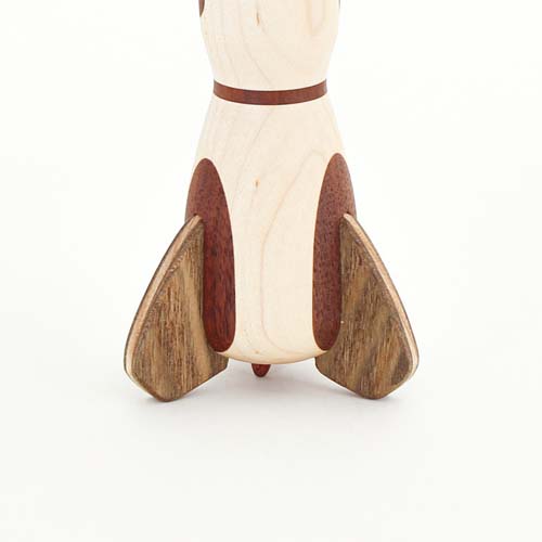 赤い鶴模様の木製　こっぽり 赤い鶴模様の木製 こっぽり 赤い鶴模様の木製こっぽり