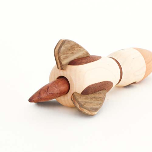 旭川クラフト コド木工 かぽかぽロケット 国産クラフト 木製