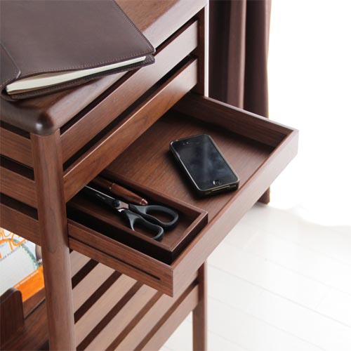 【美品】スリムチェスト モア 道産ナラ材 スリムチェスト （道産ナラ材）