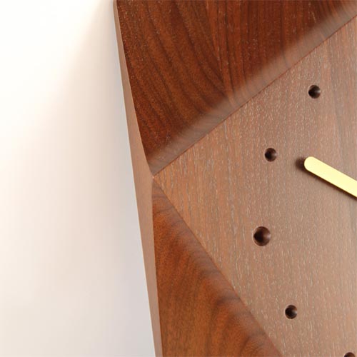 旭川家具 cosine コサイン カットアウト時計 国産クラフト 木製