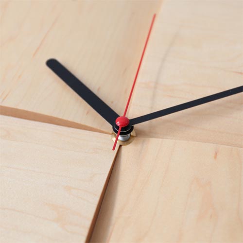 cosine/木製壁掛け時計 家具蔵 KAGURA 時計 ソアレ角 チェリー材 セイコークロック社製