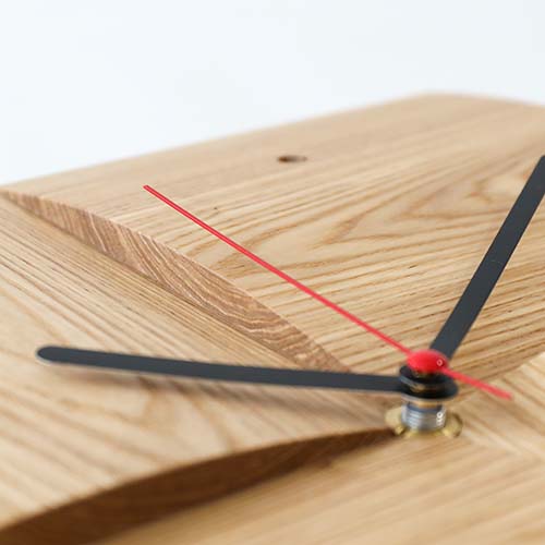 旭川家具 cosine コサイン 掛け時計R 国産クラフト 木製 掛け時計