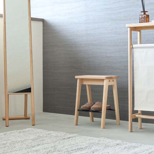 旭川家具 cosine コサイン シューラックスツール 国産家具 無垢