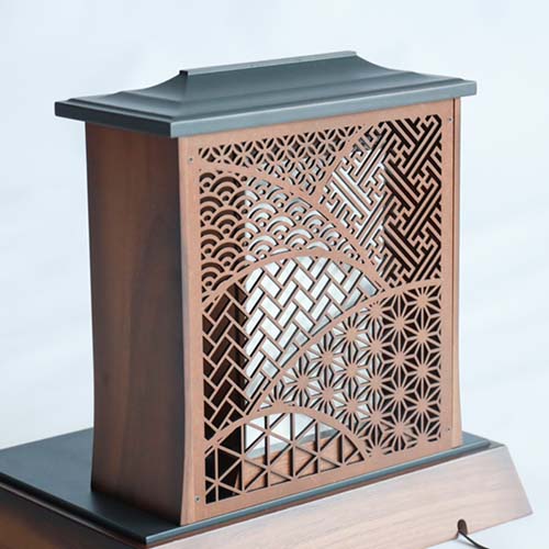 静岡家具 大伸木工 Daishin 祈り 門 国産家具 無垢 仏壇