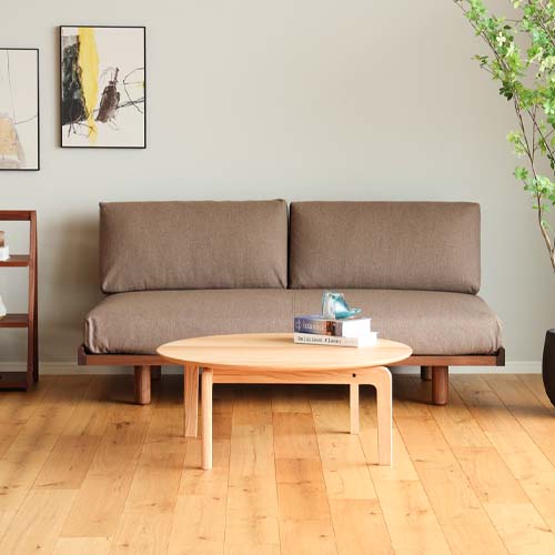 府中家具 DENTO 伝統工芸 LISCIO リッショ サークルローテーブル 国産 