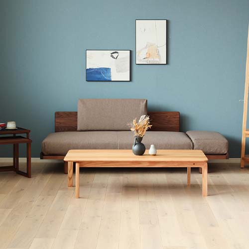 府中家具 DENTO 伝統工芸 LISCIO リッショ ローテーブル 国産家具 無垢