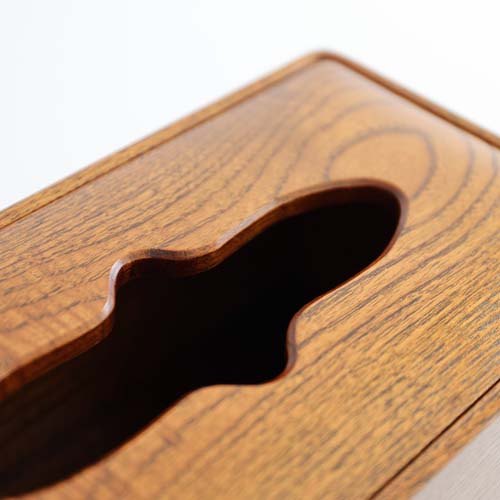 江戸指物 ティッシュ入れ 角丸 伝統工芸品 木製 ティッシュケース