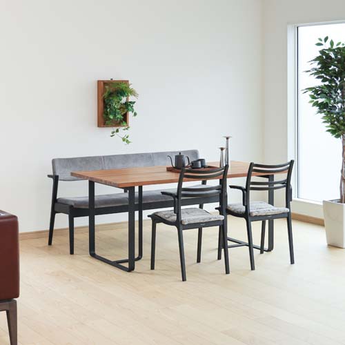 徳島家具 fuji 冨士ファニチア calm カーム セミアームチェア 国産家具