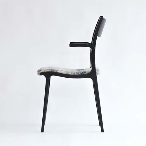 徳島家具 fuji 冨士ファニチア calm カーム セミアームチェア 背板