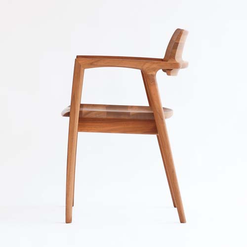 徳島家具 Fuji furniture 冨士ファニチア koti コティ アームチェア 板