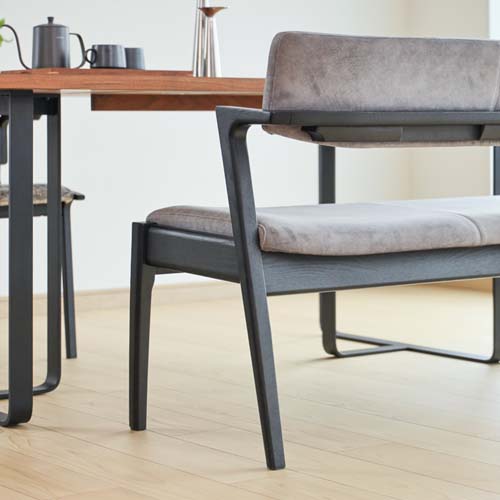 徳島家具 fuji 冨士ファニチア koti コティ 背付きベンチ 国産家具