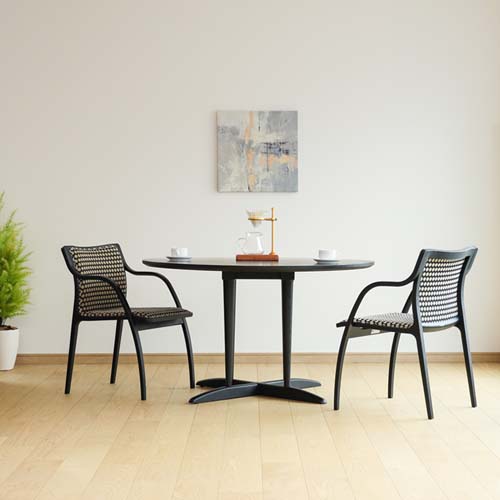 美品 冨士ファニチア リクライニングチェア アームチェア　ファブリック 木製 徳島家具 Fuji furniture 冨士ファニチア likke リッケ アーム