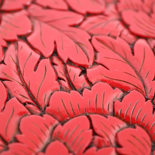 村上木彫堆朱 藤井漆工 干菓子盆 伝統工芸品 木製 プレート | MUKU工房