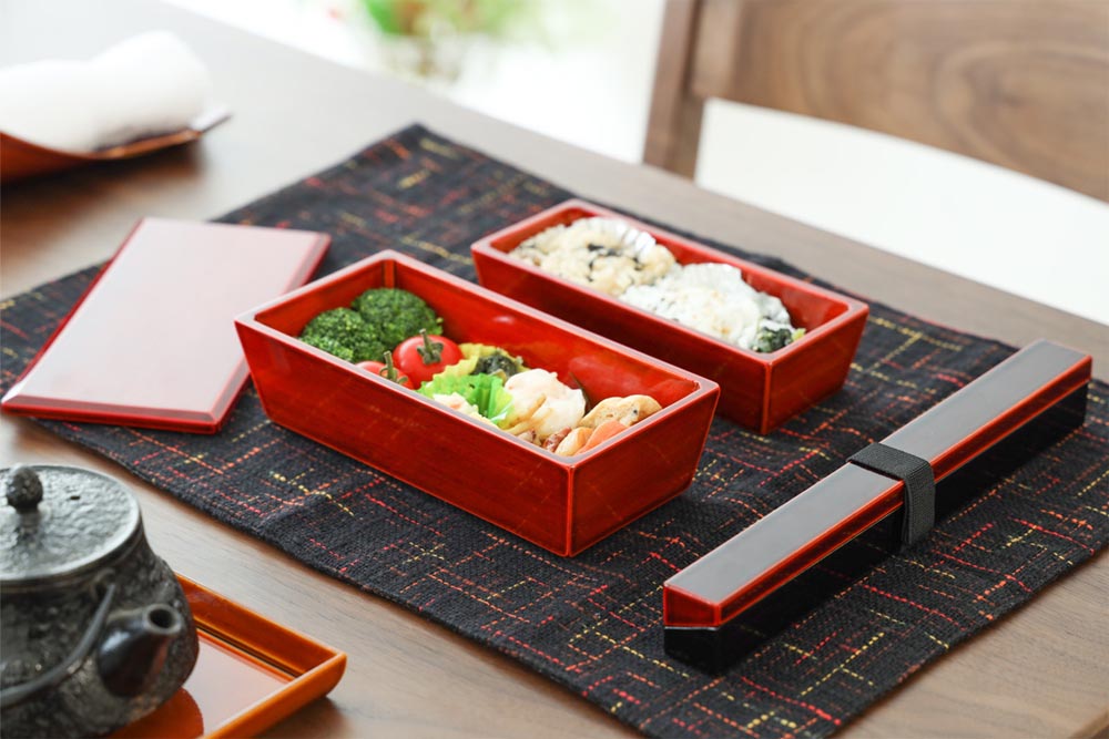 飛騨春慶 福壽漆器店 入子弁当箱 | 無垢にこだわる旭川家具・飛騨家具の専門店 | MUKU工房