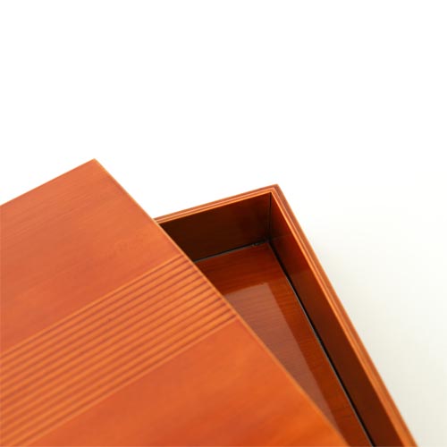 【新品未使用】【飛騨春慶】漆器 アジロ文庫 飛騨春慶塗 手文庫（A4版対応）-7050- | 飛騨高山匠工房 あんき屋