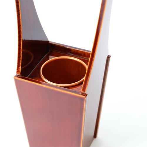 飛騨春慶　漆器　天然木 飛騨春慶 福壽漆器店 元禄花器 伝統工芸品 木製 花器 | MUKU工房
