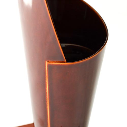 古美術 大振り鮑貝形水盤 花器 華道具 ウブ品 日本古玩 伝世品焼WWTT127 飛騨春慶 元田漆器 水芭蕉花器 伝統工芸品 木製 花器 | MUKU工房