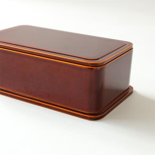 飛騨春慶 元田漆器 隅丸入子弁当箱 伝統工芸品 木製 弁当箱／箸箱