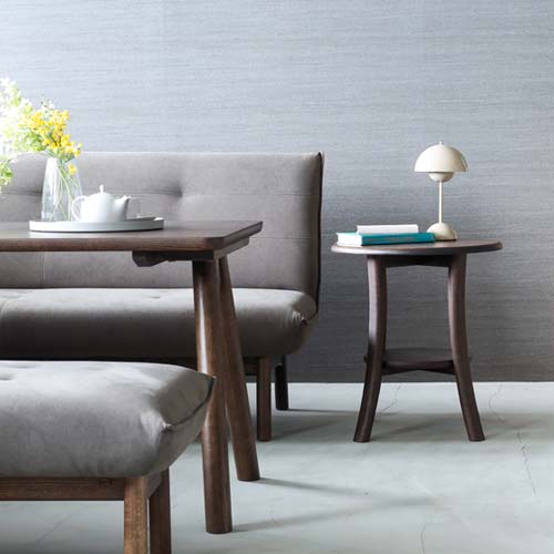 各地の名工房 浜本工芸 No.2200 ラウンドテーブル 国産家具 無垢