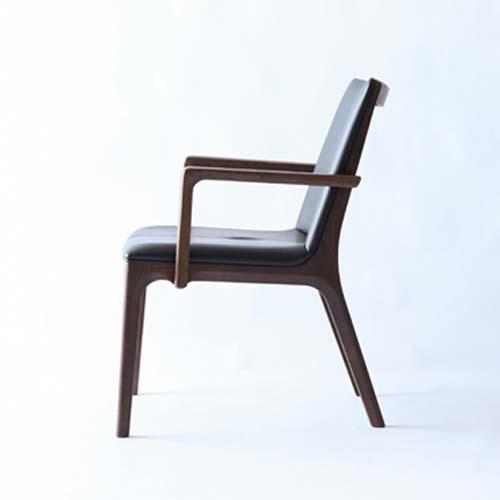 各地の名工房 浜本工芸 No.3400 ダイニングアームチェア 国産家具 無垢