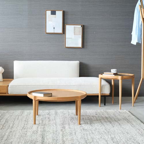 各地の名工房 浜本工芸 No.6000 ネストテーブル ウッド 国産家具 無垢