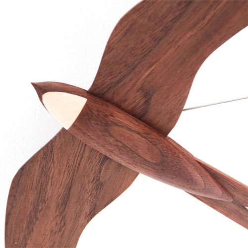 旭川クラフト 早見賢二 壁掛けロベロベー 国産クラフト 木製 オブジェ