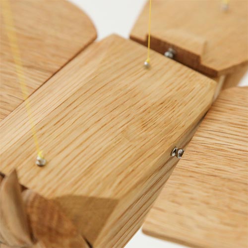 旭川クラフト 早見賢二 Mobile モビール フクロウ 国産クラフト 木製