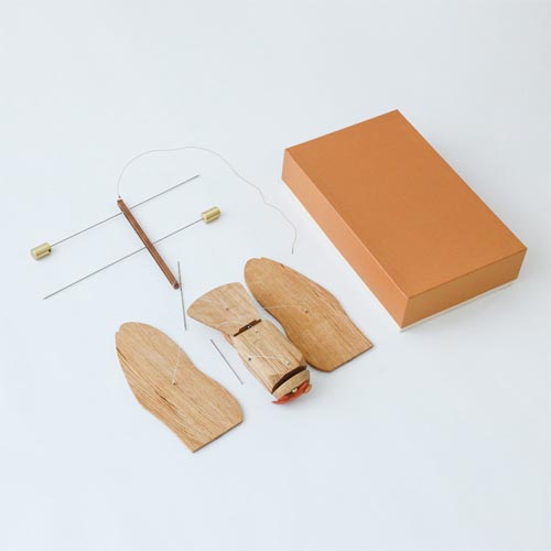 旭川クラフト 早見賢二 Mobile モビール フクロウ 国産クラフト 木製