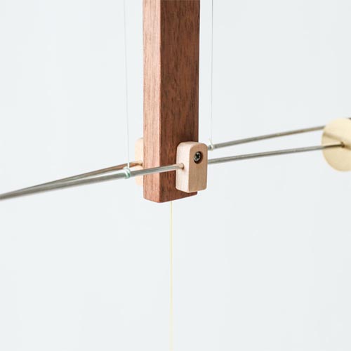 旭川クラフト 早見賢二 Mobile モビール タンチョウ 国産クラフト 木製