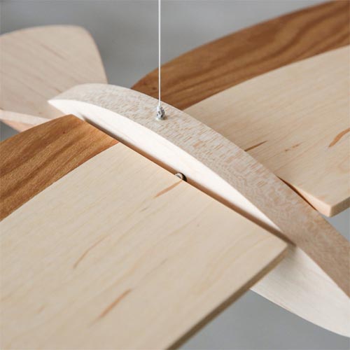 旭川クラフト 早見賢二 Mobile モビール タンチョウ 国産クラフト 木製