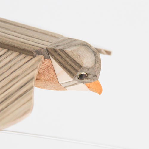 旭川クラフト 早見賢二 ロベロベー 国産クラフト 木製 オブジェ オーク