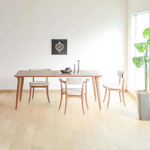 飛騨家具 HIDA 飛騨産業 Jin Dining 侭ダイニング 長方形天板