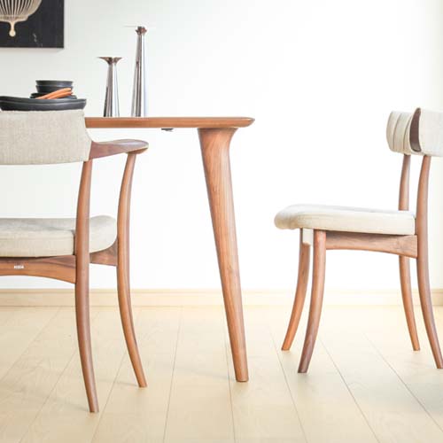 ダイニングテーブル等　HOSIMISAKI工房様 宮崎椅子製作所 hozuki table / ほおずきテーブル ラウンド