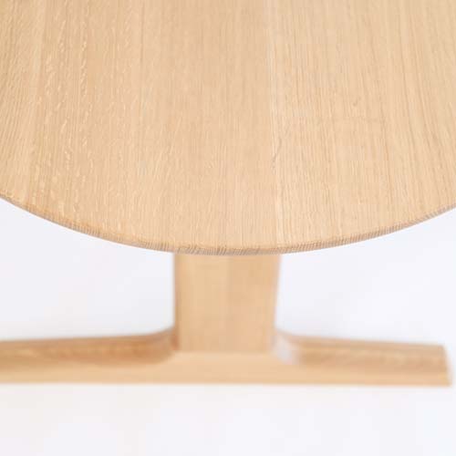 飛騨家具 HIDA 飛騨産業 Jin Dining 侭ダイニング 豆型天板 T脚 国産