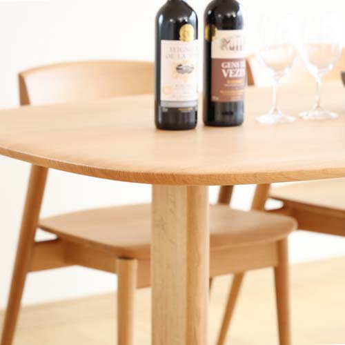 飛騨家具 HIDA 飛騨産業 Jin Dining 侭ダイニング オーバル型天板 T脚