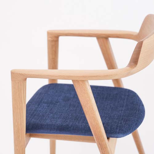 展示品　美品　HIDA 飛騨産業SEOTOセミアームチェア 飛騨産業｜SEOTO-EX セミアームチェア（張り座） — JIAS ONLINE