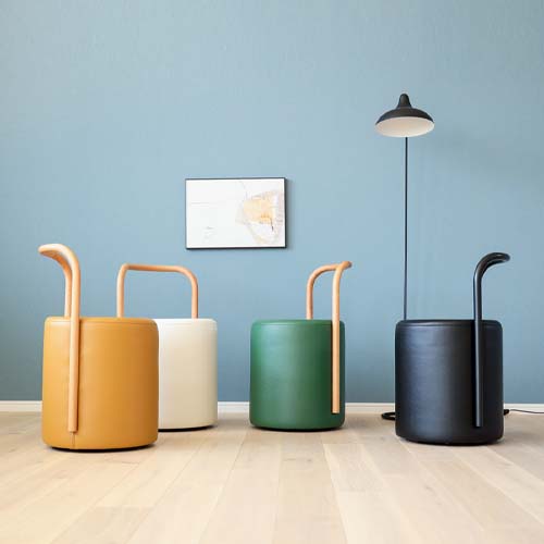 各地の名工房 HIROSHO SEISAKUSHO 宏昇製作所 キャリー スツール 国産