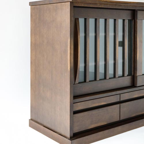 イバタインテリア　飛騨産業　木楽　オーク材　キャビネット 飛騨家具 ibata interior イバタインテリア Kiraku 木楽