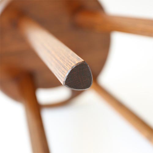 旭川家具 家具工房伊庭善 スツール 手持ち付き 国産家具 無垢 スツール