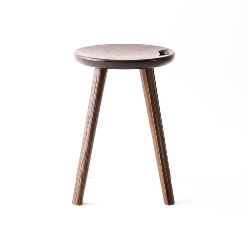 旭川家具 家具工房伊庭善 スツール 手持ち付き 国産家具 無垢 スツール