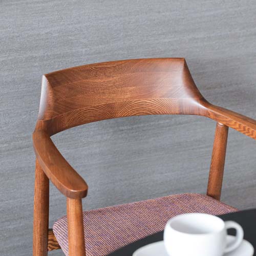 旭川家具 樹工房 フーガチェア 国産家具 無垢 ダイニングチェア アーム