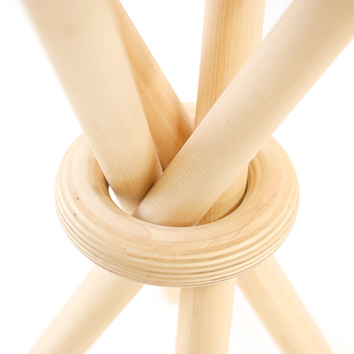 旭川家具 樹工房 リンクルスツール 国産家具 無垢 スツール