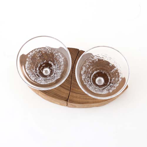 旭川クラフト JUN COBO 淳工房 Ki Glass 木グラス バブル 国産クラフト