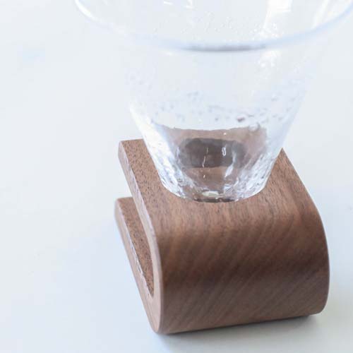 旭川クラフト JUN COBO 淳工房 Ki Glass 木グラス ツツミ台 バブル