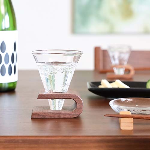 旭川クラフト JUN COBO 淳工房 Ki Glass 木グラス ツツミ台 バブル