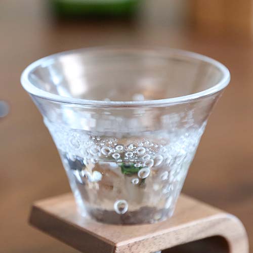 旭川クラフト JUN COBO 淳工房 Ki Glass 木グラス ツツミ台 バブル