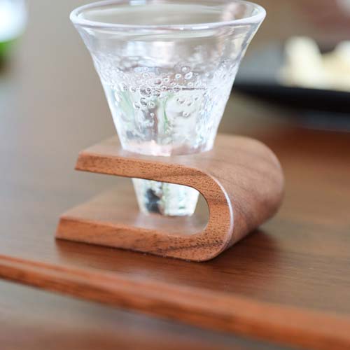 旭川クラフト JUN COBO 淳工房 Ki Glass 木グラス ツツミ台 バブル