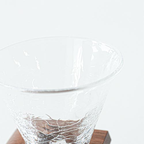 旭川クラフト JUN COBO 淳工房 Ki Glass 木グラス ツツミ台 ヒビ 国産